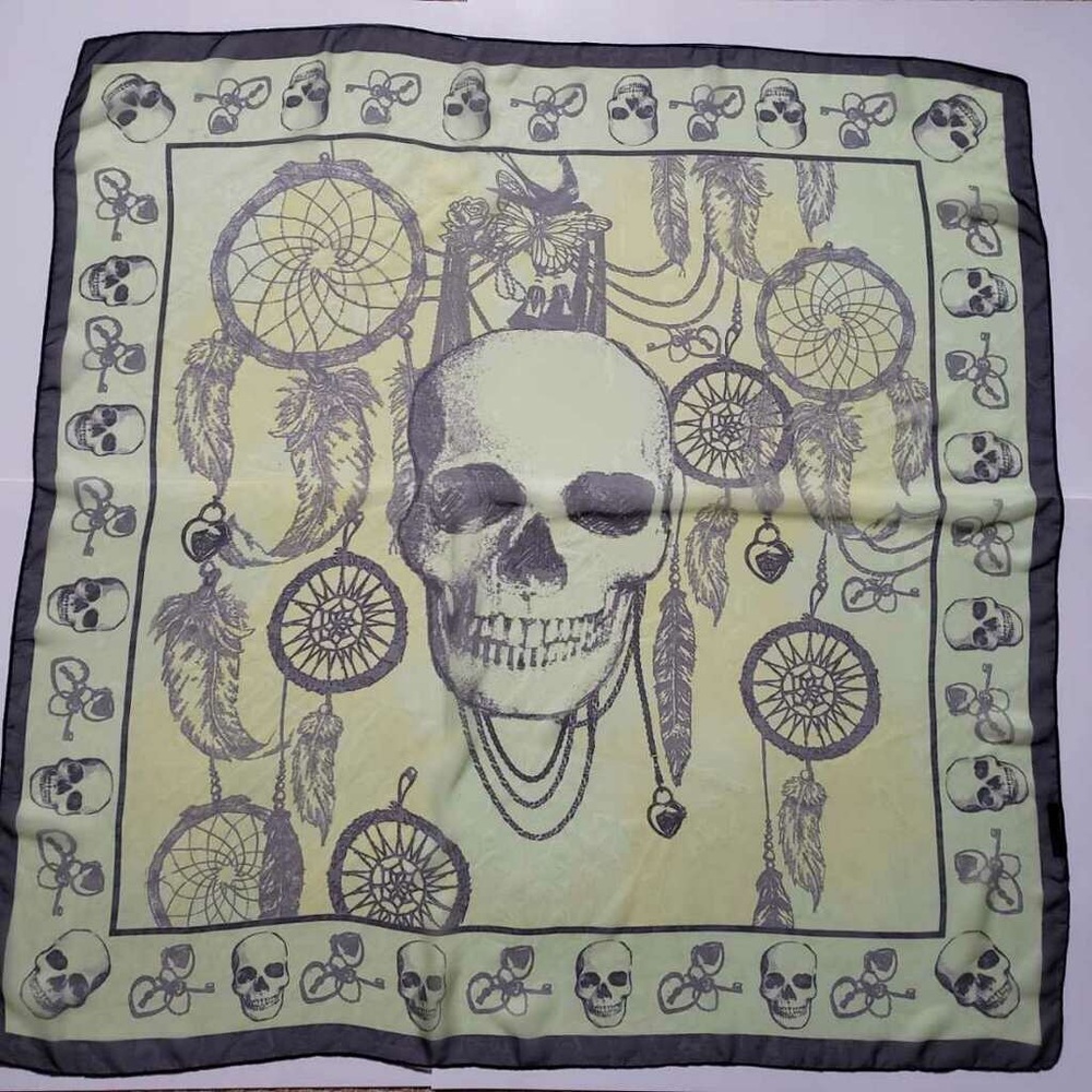 Topshop Dream Catcher & Skull Scarf
